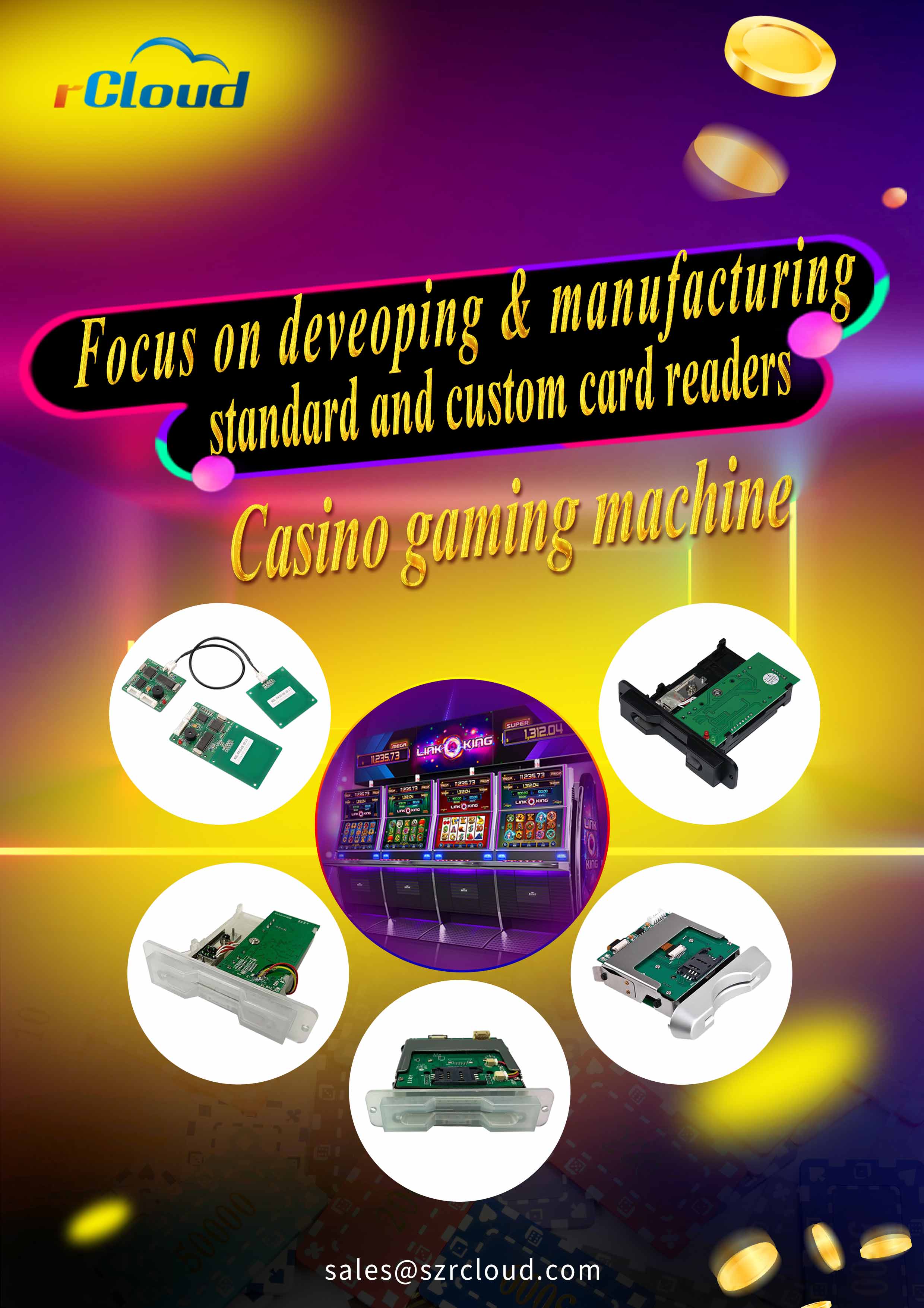 pembaca kad kasino-400K casino card reader-400K